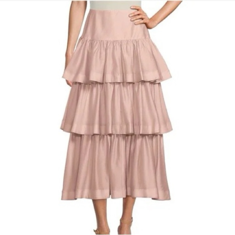 Antonio Melani Ruffle Tiered Maxi Skirt